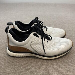 Johnston & Murphy XC4 Golf Shoes Mens Size 9.5 White Waterproof Sneakers 25-3968